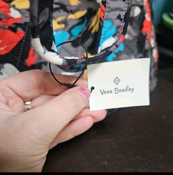 Vera Bradley Tote Splash Floral 15821-J17 With Matching Brush & Pencil Case NWT! - Picture 3 of 6
